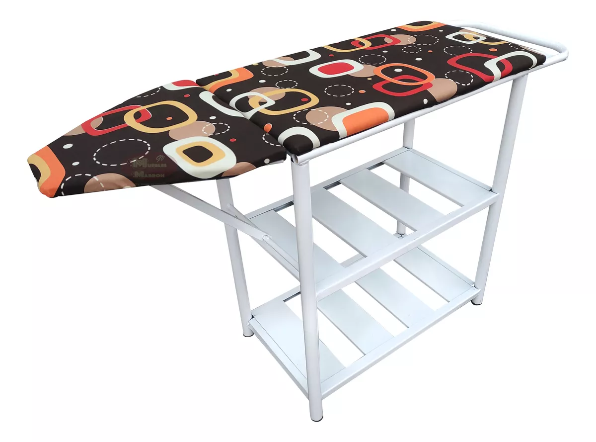 Pr&aacute;ctico Burro Mesa De Planchar Plegable, De Acero Tubular.