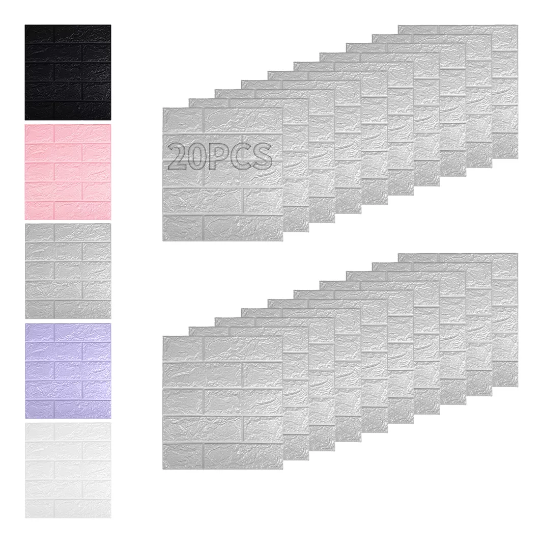 Pegatina Pared Autoadhesivas De Papel Tapiz 3d 38*35cm 20pcs