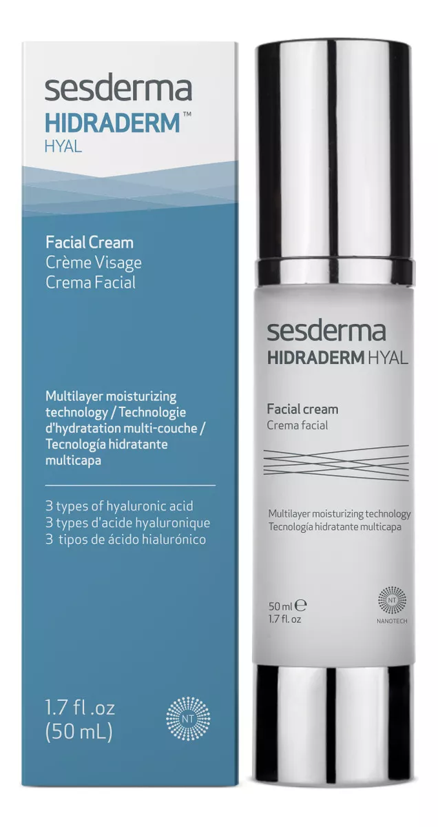Crema Hidraderm Hyal Con &Aacute;cido Hialur&oacute;nico 50ml, Sesderma Tipo de piel Seca Volumen de la unidad 50 mL
