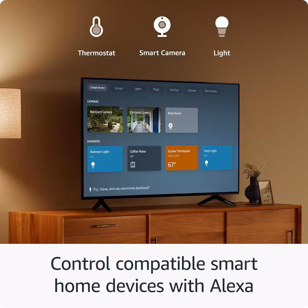 Amazon Fire TV Stick HD, free y live TV, Alexa Voice Remote, Smart Controls, HD streaming-Black B0CQMRKRV5
