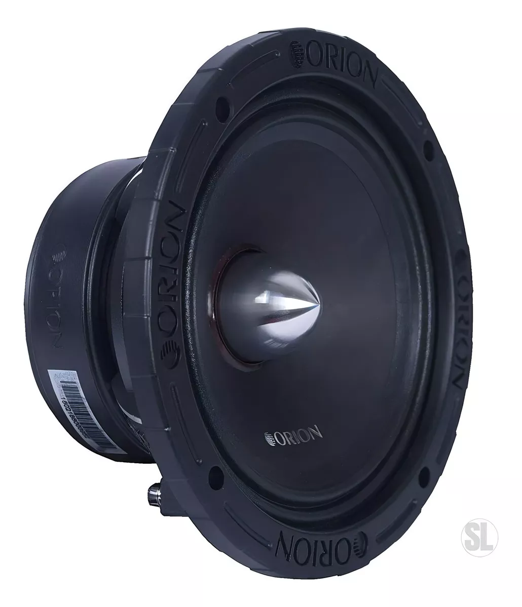 Bocina tipo midrange Orion XTR654 para carro/camioneta color negro de 4&Omega; 6.5" x 6.5" x 6.5 " x 2 unidades