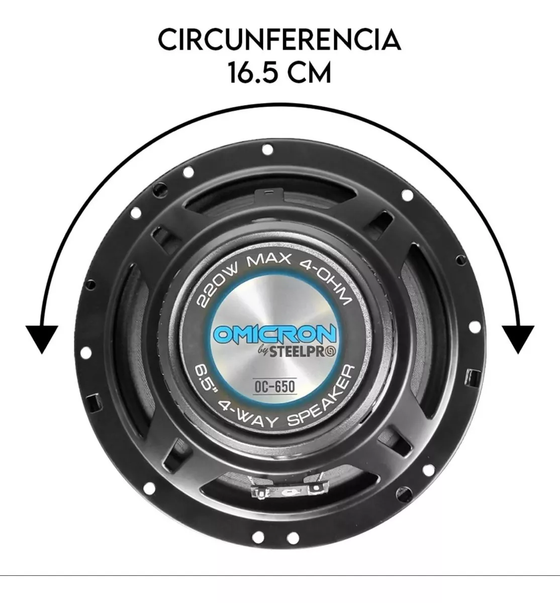 kit Subwoofer Amplificado + Bocinas 6x9 + 6.5 By Steelpro
