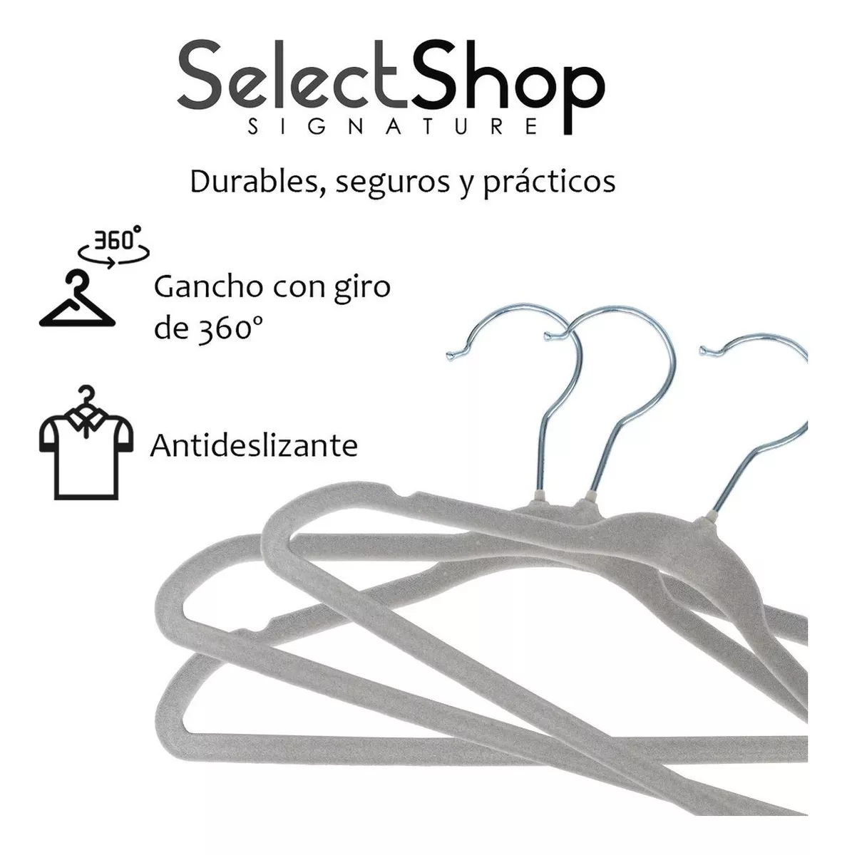 Set 50 Ganchos Perchas Ropa Infantil Niños Alta Calidad