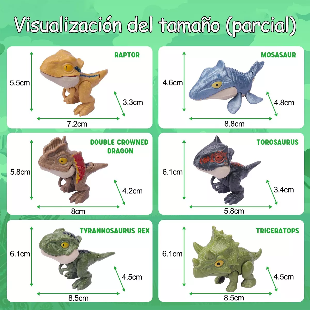 Dedos Dinosaurio Juguetes De Que Se Estira Para Paquete10pcs