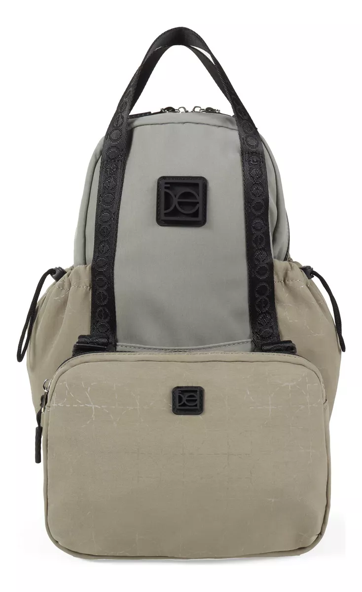 Mochila De Viaje Cloe Unisex Triple Uso Cangurera color Naranja