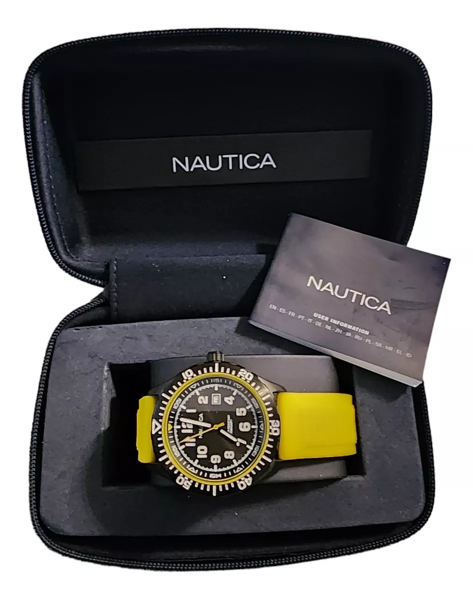 Reloj Nautica N S R Nad13527g Negro 44 Mm