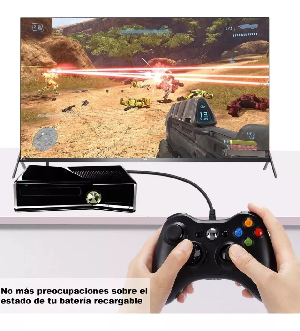 Control Para Xbox 360 Y Pc Windows Gamepad Alambrico