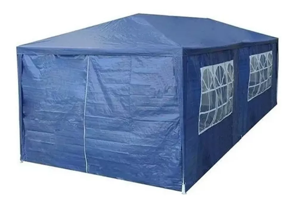 Toldo Carpa 6x3 Mts Acero Impermeable Paredes Ventanas