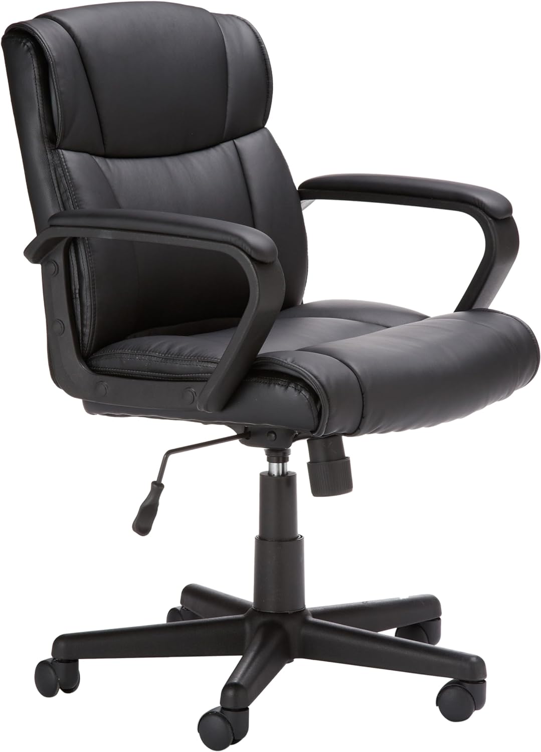 Silla ergon&oacute;mica de escritorio de oficina con reposabrazos, altura e inclinaci&oacute;n ajustable, giro de 360 grados, capacidad de 124 kg