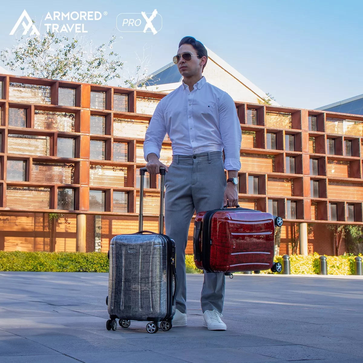 Maleta Viaje Carry On 20p 10 Kg Expandible Candado Tsa Pro-x
