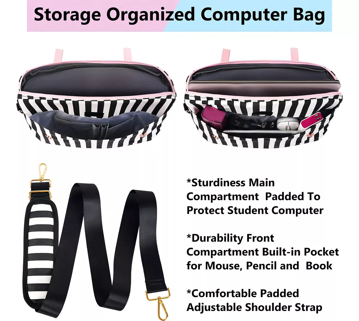 Maletín Bolsa Para Laptop Dama 15.6 Pulgadas, Matein 1339, Mochilas Para Mujer