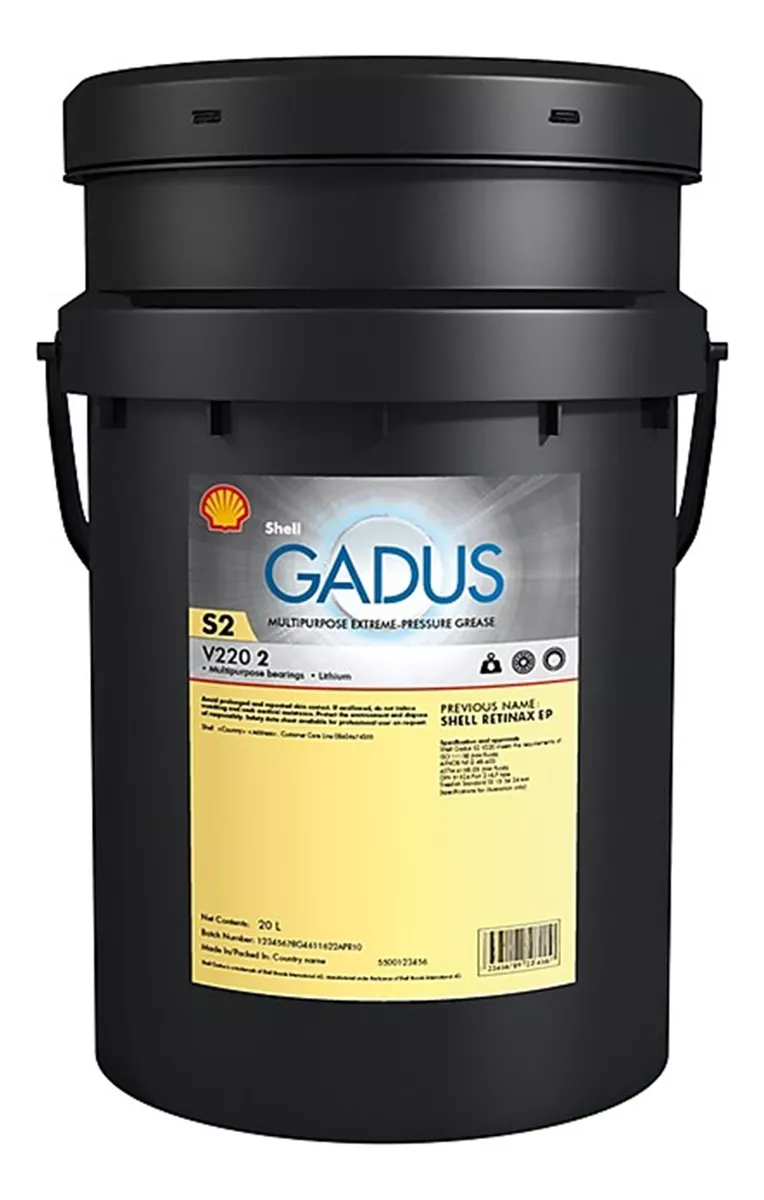 Grasa Litio Shell Gadus S2 V 220 0 Equivalente Mobilux Ep 0