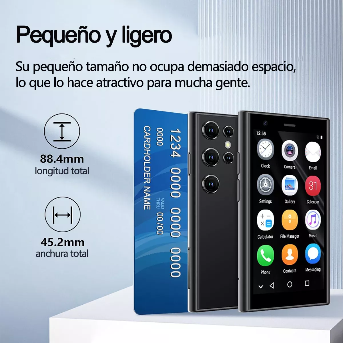 Soyes S23pro Mini smartphone 3.0 Pulgadas Cuatro Núcleos 2gb Ram 16gb Rom 3g Wcdma Android 8.1 Estudiante Bolsillo Celular Wifi Gps Android Teléfonos