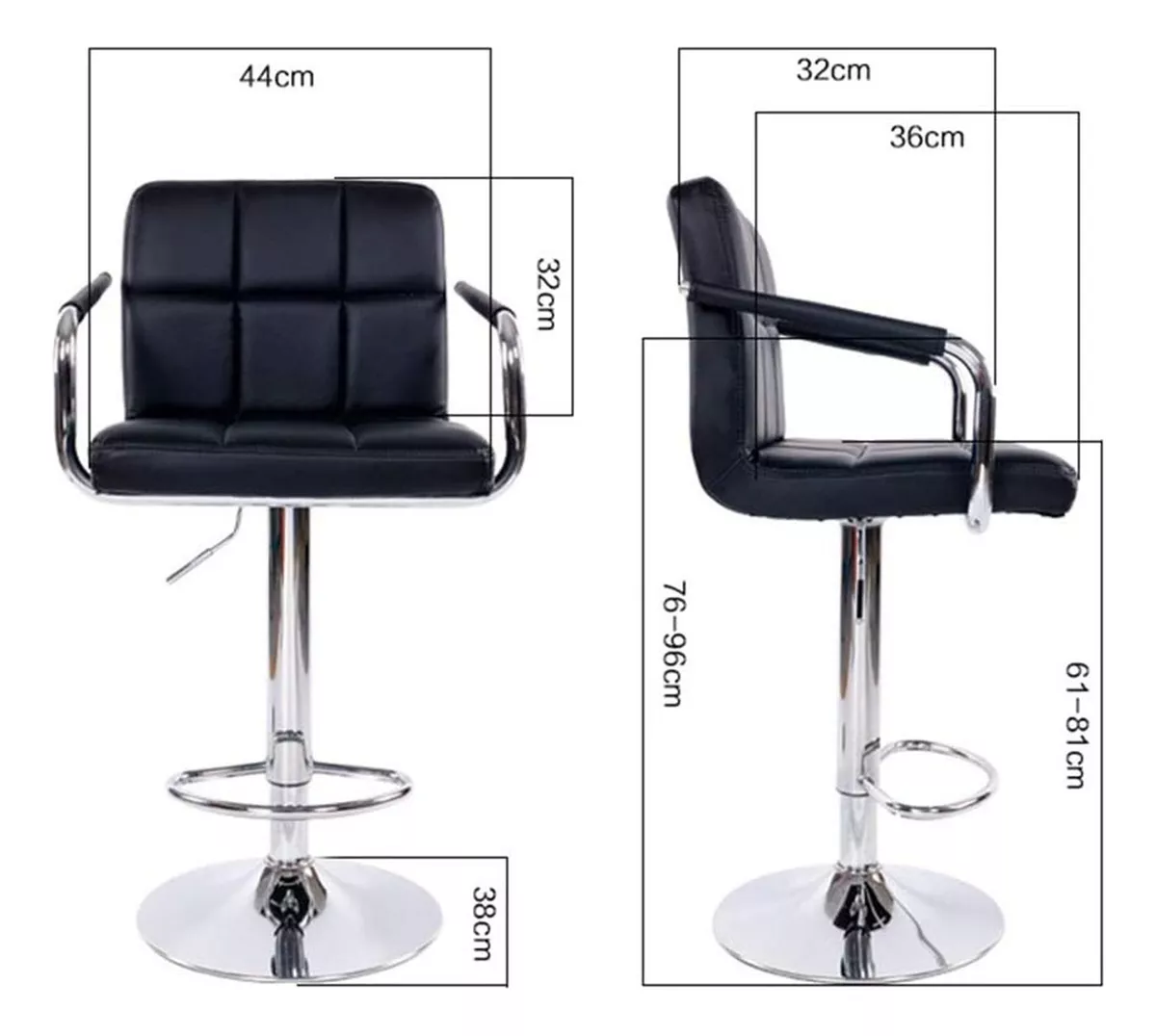 Silla De Barbero Para Peluquerías Sillón Con Reposa Pies