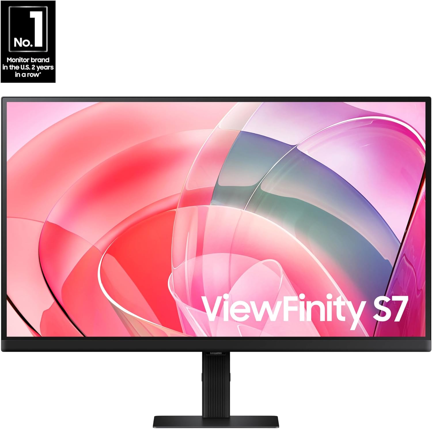 SAMSUNG 32" UJ59 Series 4K UHD (3840x2160) Computer Monitor, HDMI, Display Port, Eye Saver/Flicker Free Mode, FreeSync, LU32J590UQNXZA, Black