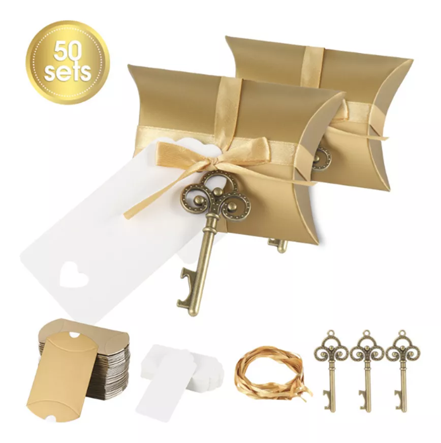 200pcs Destapador De Llave Vintage Para Regalo Recuerdo Boda