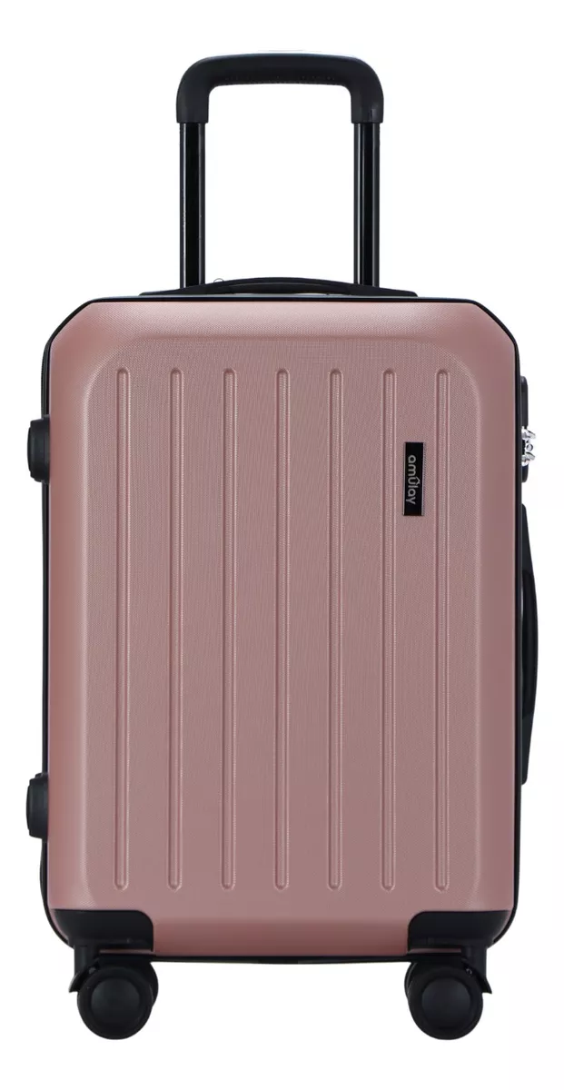 Maleta Mano Viaje Cabina Carry On Candado Ruedas 360° Amulay