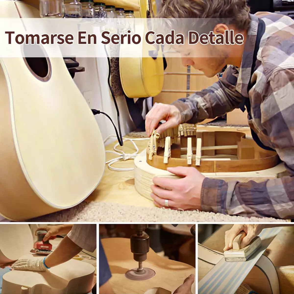 Guitarra Acústica Clásica Para Principiantes 38in