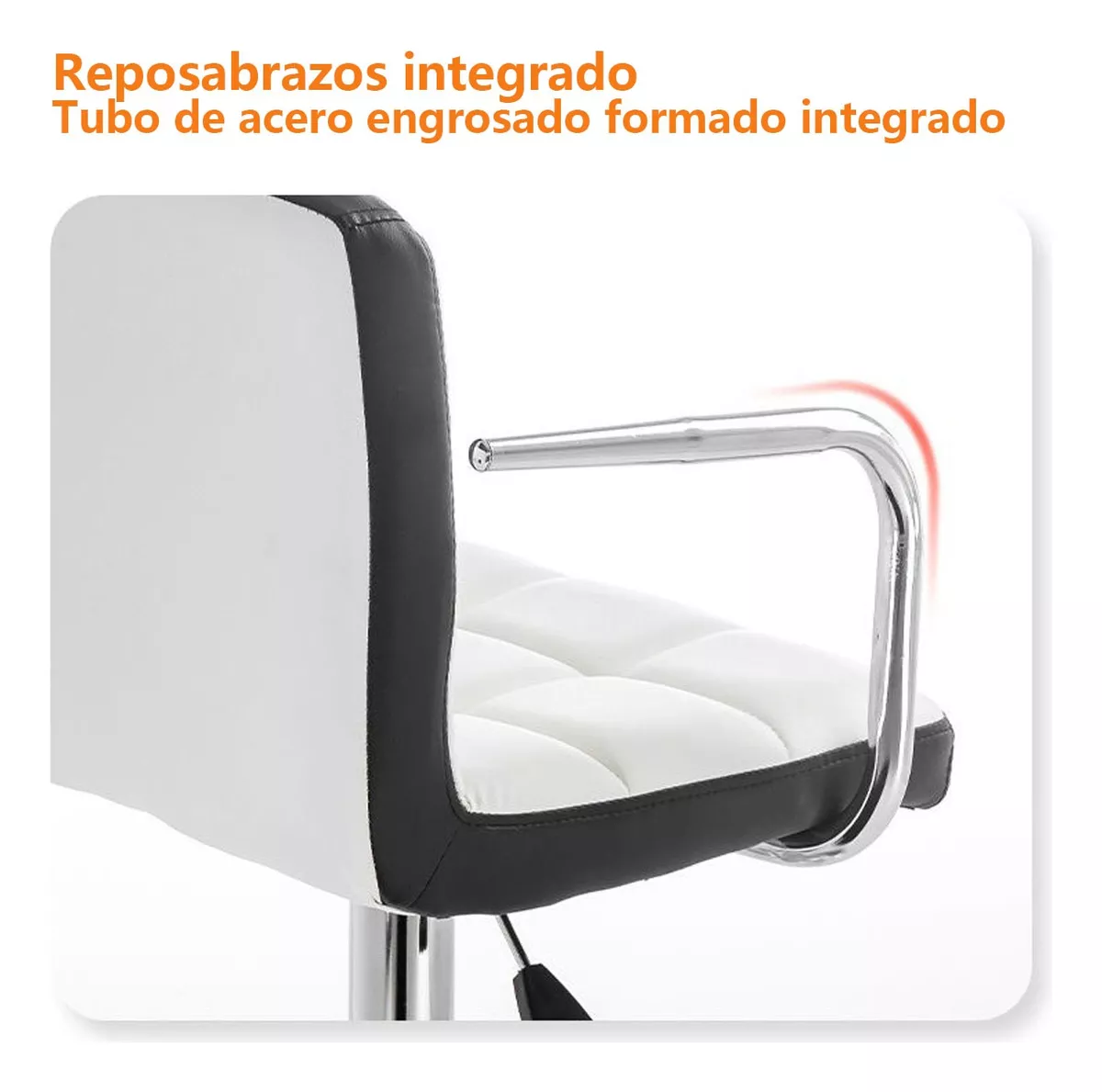 Silla De Barbero Para Peluquerías Sillón Con Reposa Pies