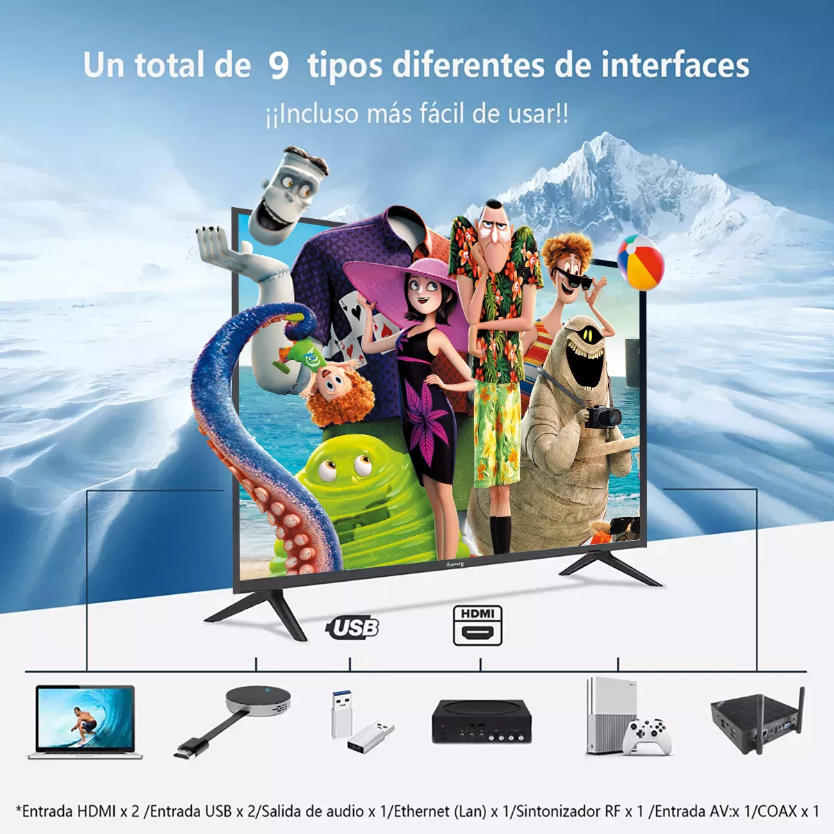 Smart Tv 24 Pulgadas Suevery Dled Full Hd Android Tv Dolby