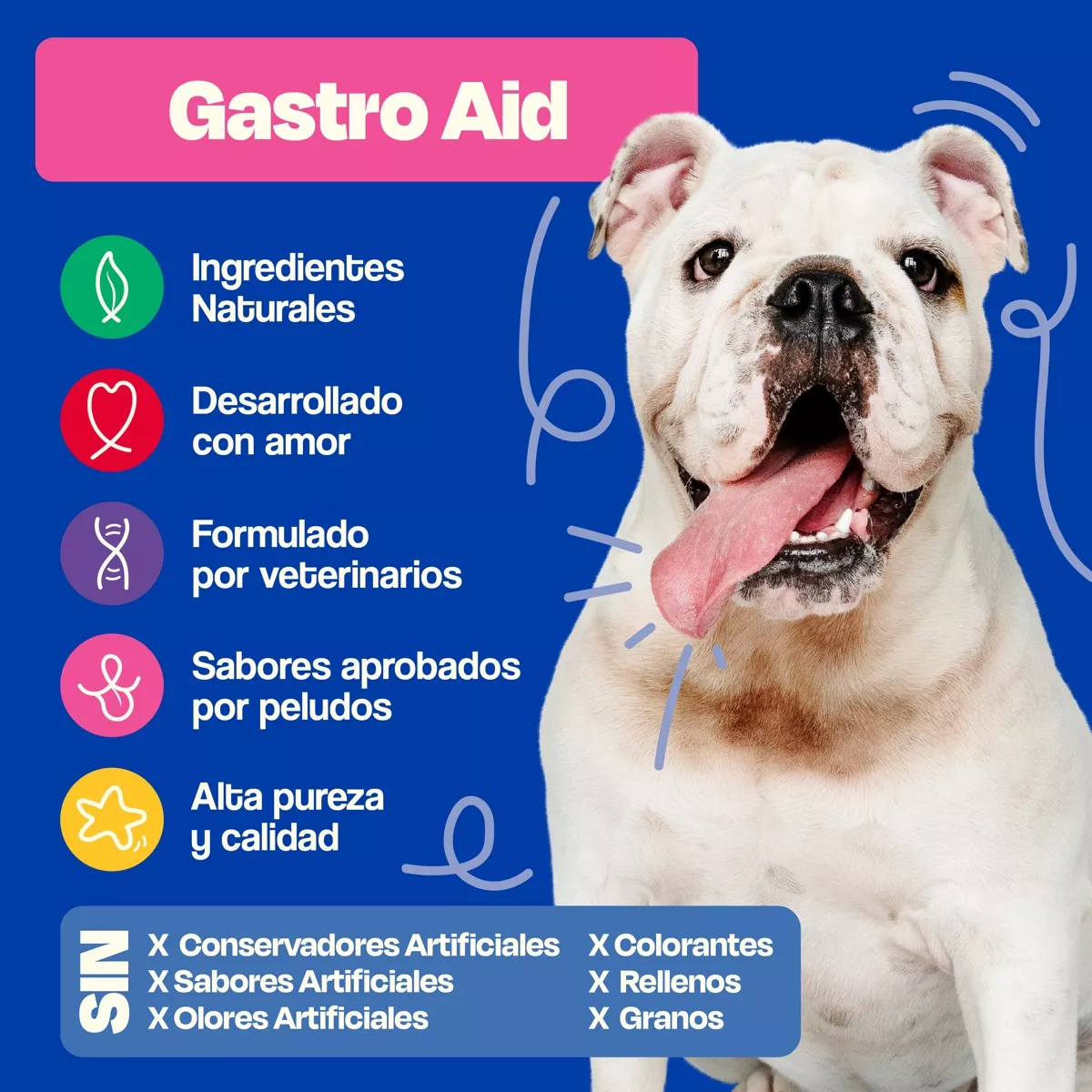 Dogelthy Gastro Aid Probioticos Para Perros y Gatos en Polvo 270 mL