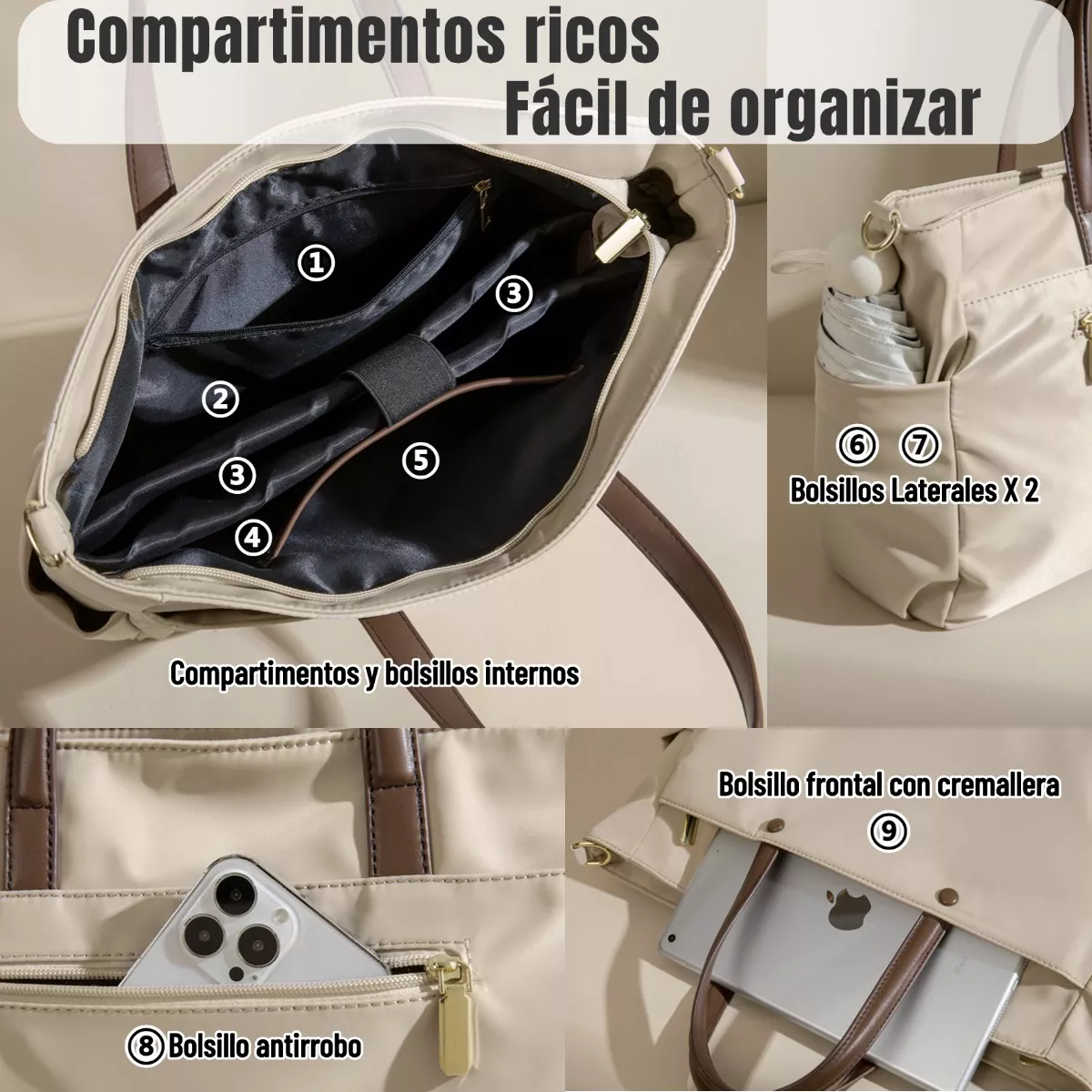 Bolsa Para Laptop Mujer Maletin The Tote bolsa Bandolera 16in
