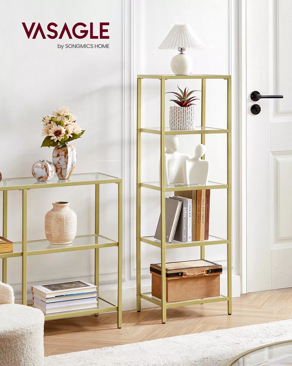 Vasagle Estantería De 5 Niveles Mueble Ca30 X 40 X 124.5 Cm