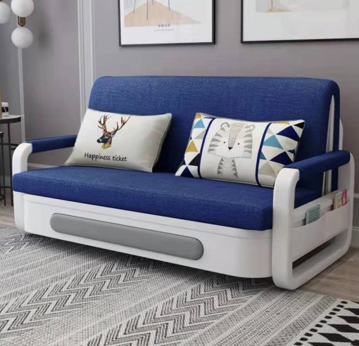 Sofá cama plegable multifuncional-ahorra espacio-lavable-látex suave