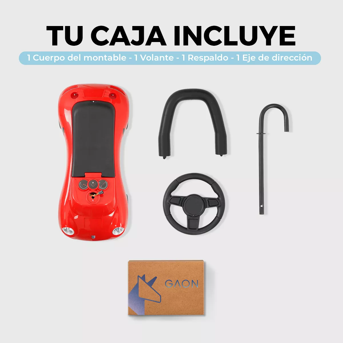 Carrito Montable Infantil Para Niños Con Luces Y Musica