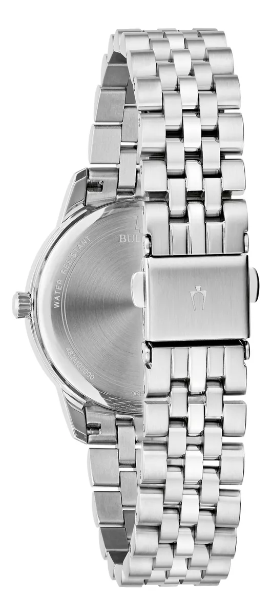 Reloj Bulova 96d157 Caballero Azul Tiffany Con 3 Diamantes