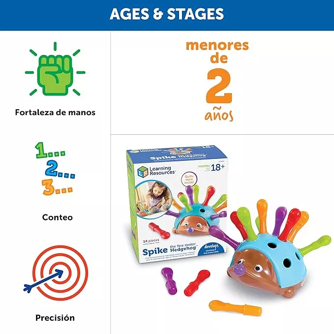 Erizo De Juguete De Niños Fina Motricidad Educación Temprana