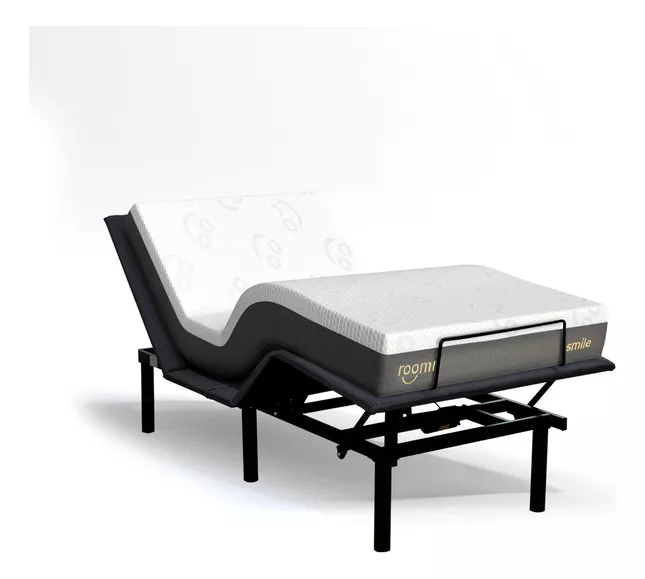 Colchón Individual Roomi Smile Memory Foam + Cama Eléctrica