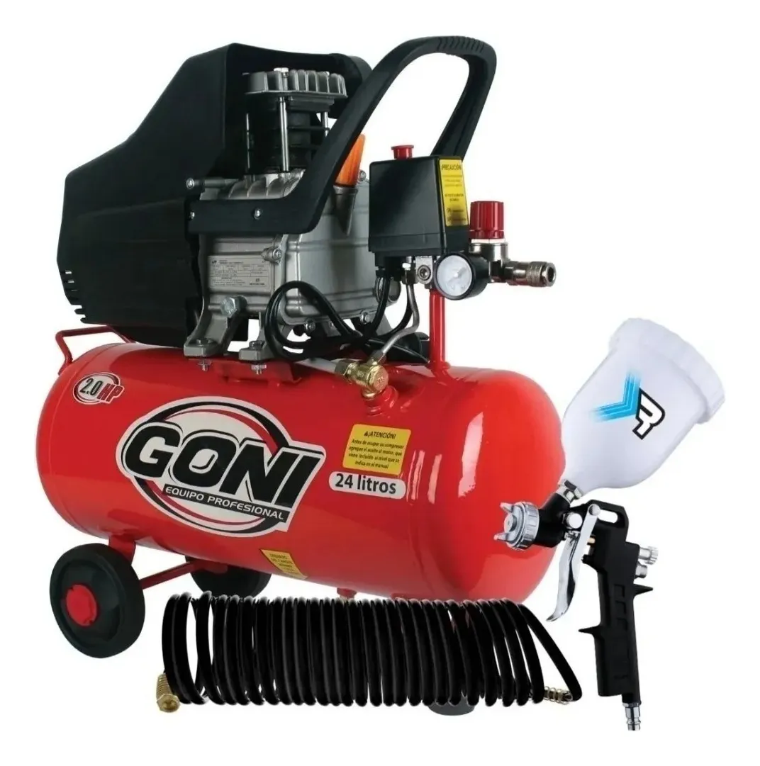 kit Pintor Compresora Pistola Manguera Y 920 Goni