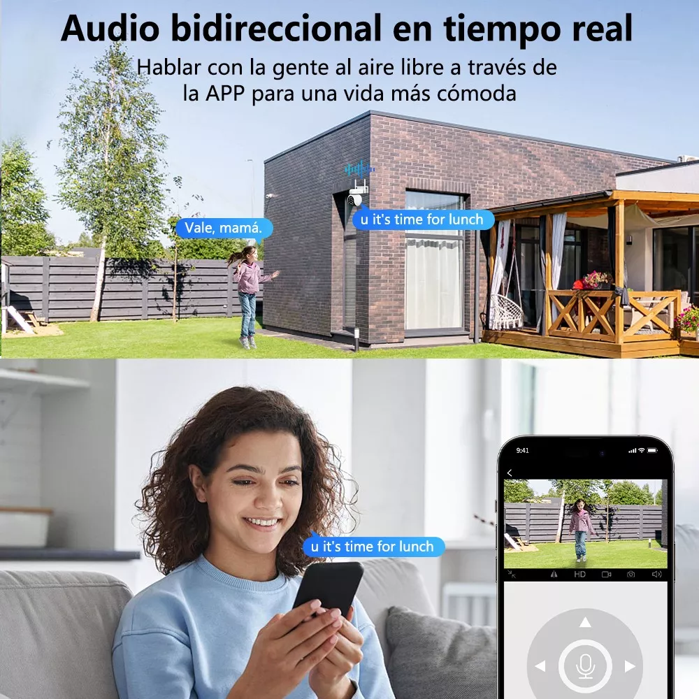 Ojo 5mp Cámara De Seguridad Wifi Camara Vigilancia Hd 4k