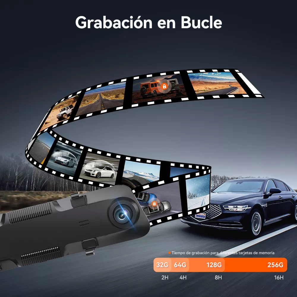 Wolfbox Cámara Para Automóvil G850 4k Hd Dashcam Gps