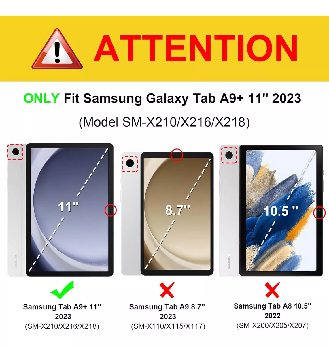 Funda Teclado Mouse+ Lapiz Para Galaxy Tab A9+ Plus 11'' Ñ