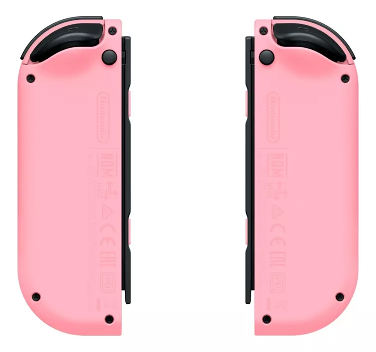 Control Joystick inal&aacute;mbrico Nintendo Switch Joy Con (L)/(R) LED RGB Rosa P&aacute;lido 2 Unidades