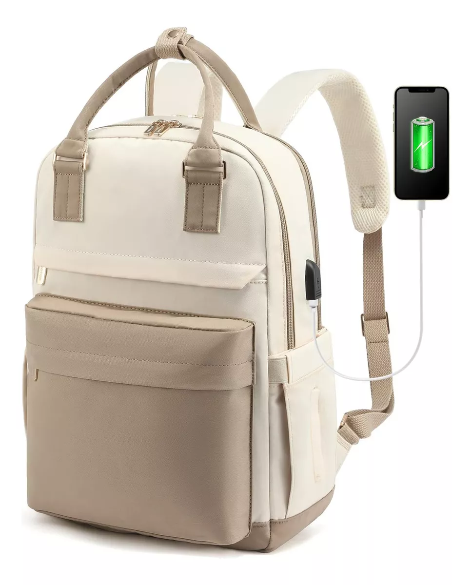 Mochila Para Port&aacute;til Para Mujeres Y Ni&ntilde;as, 15.6 Pulgadas, Impermeable, Mochila Para Computadora Para Estudiantes Y Escuela, Bonita Bolsa De Libros