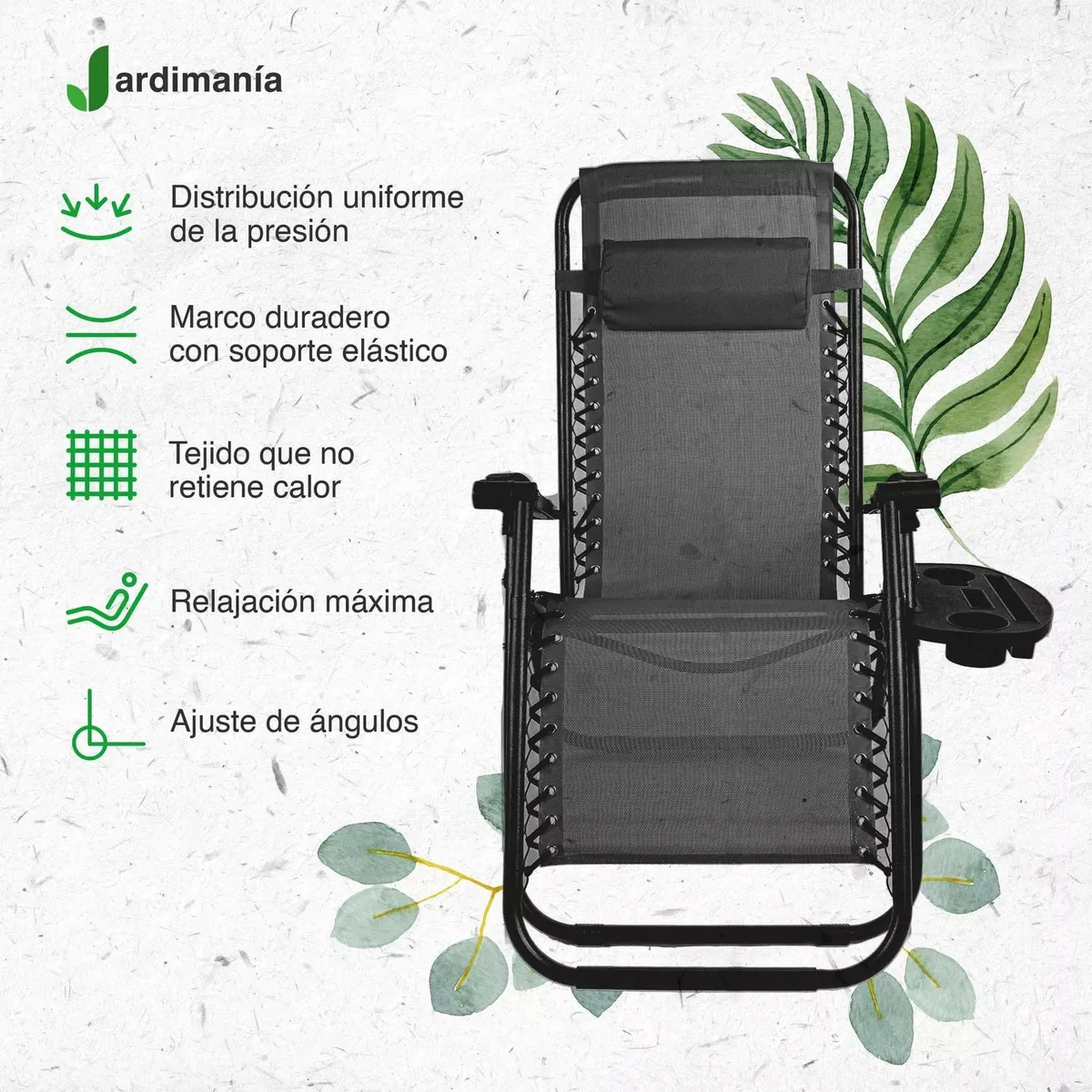 Camastro Silla Plegable Gravedad Cero