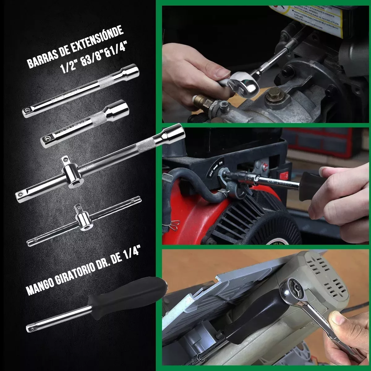 Juego De Herramientas Mecánicas Autocle Dados De Auto 172pcs