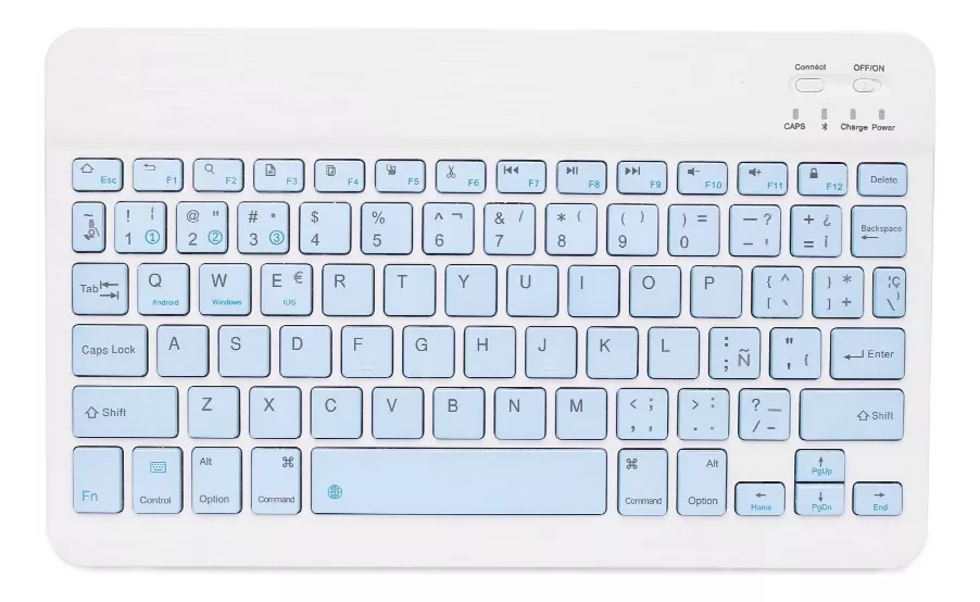 Teclado Inal&aacute;mbrico Bluetooth Para iPad Android Pc