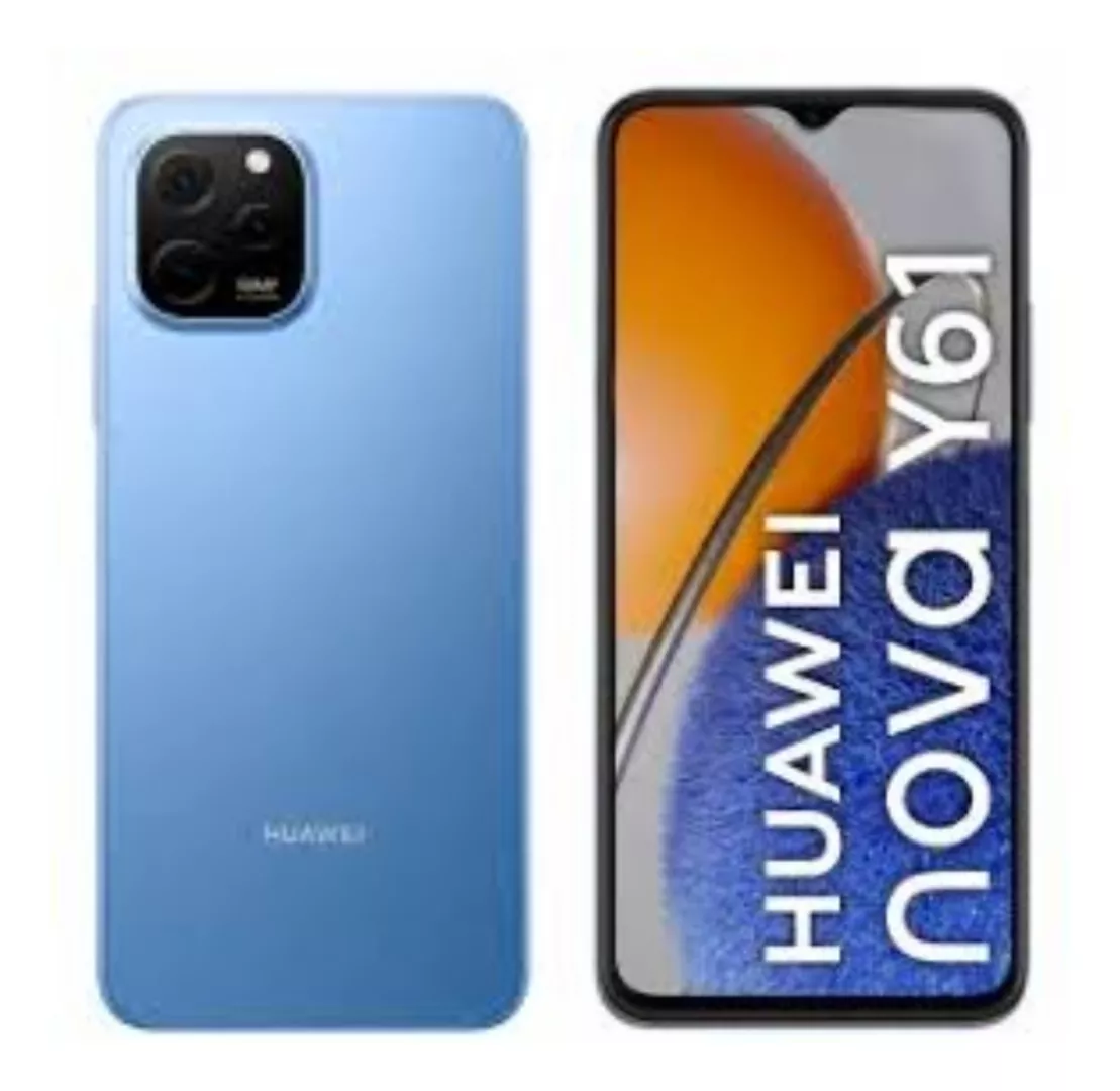 Celular Huawei Nova Y61 6.52 Hd+ Lte 128 Y 8gb Ram Supercarga 22.5w Nfc Garant&iacute;a Nacional Sellados