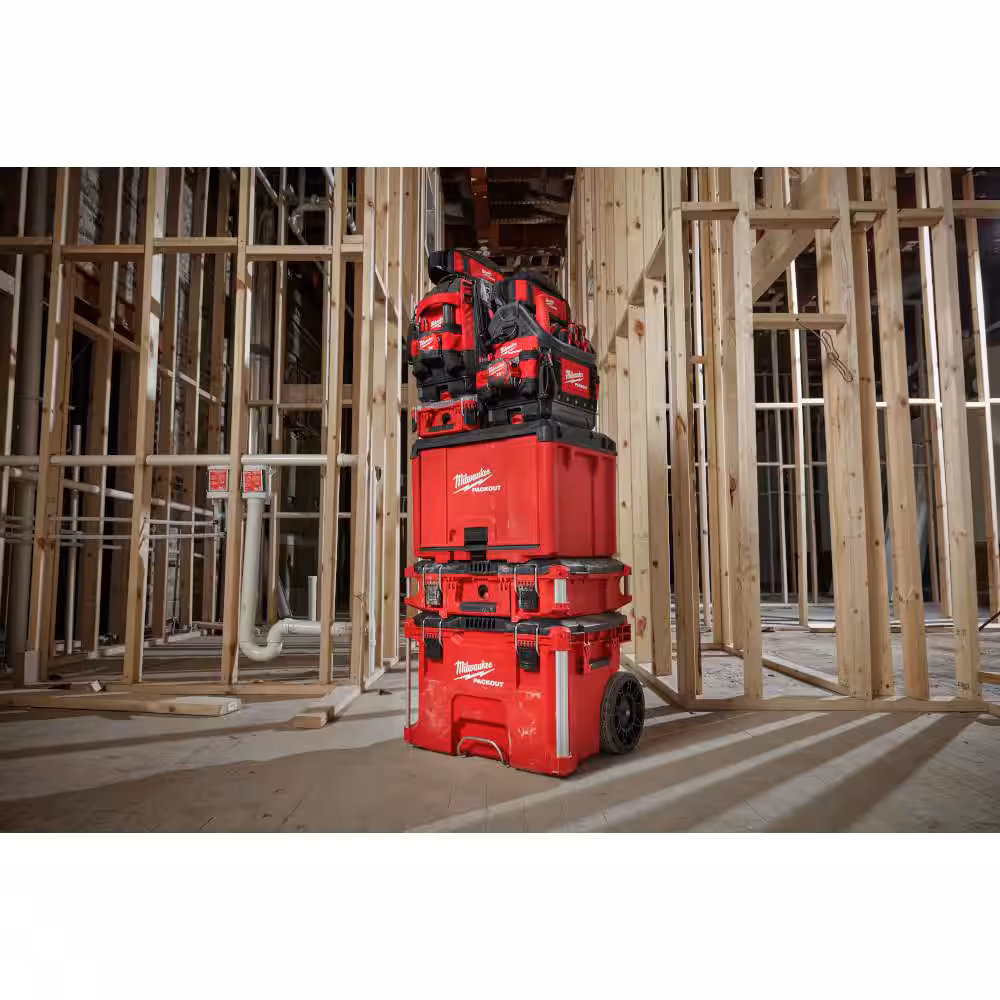 Milwaukee PACKOUT 22 in. Rolling Modular Tool Box Low Profile Handle 48-22-8427