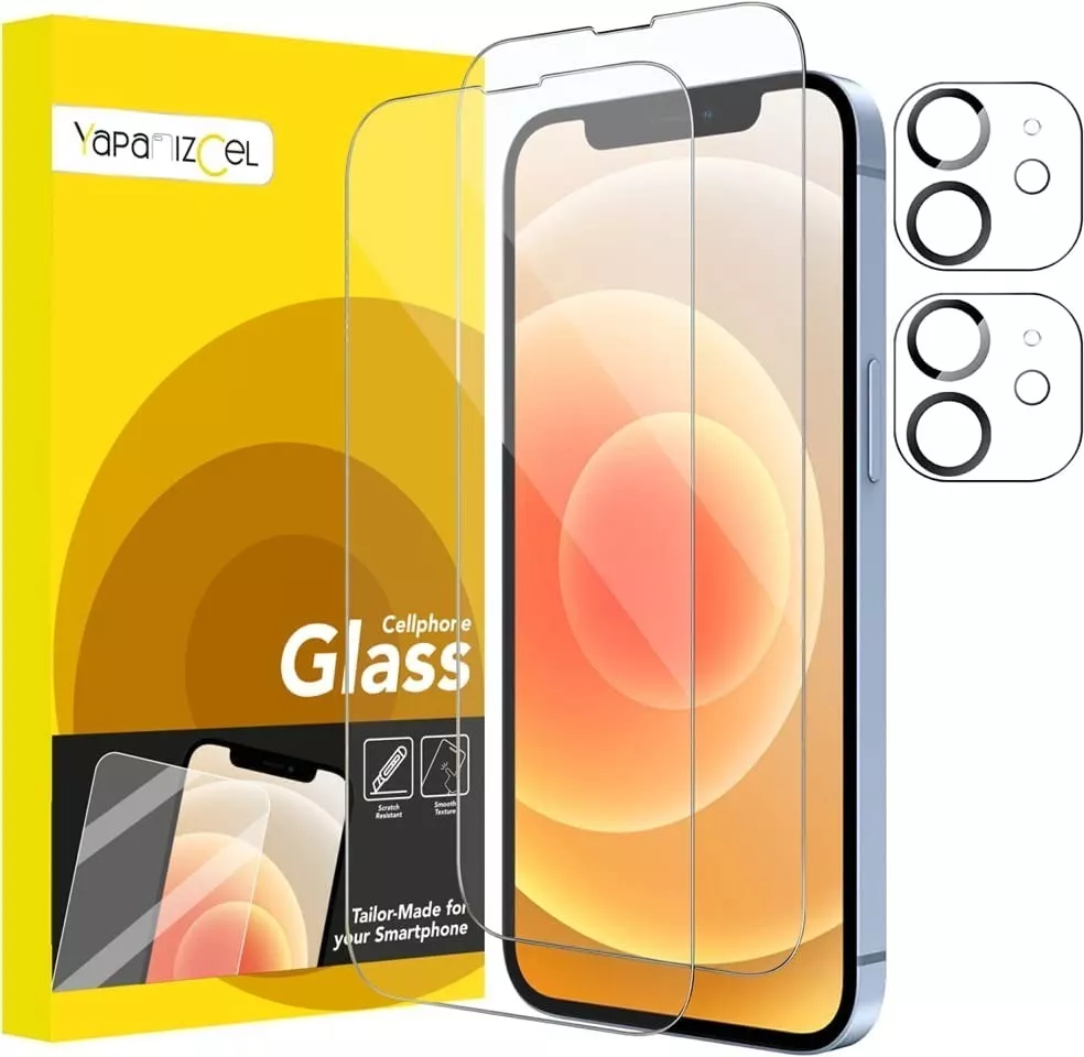 paquete 2 Unidades Mica Cristal Templado + 2 Micas Para Cámara