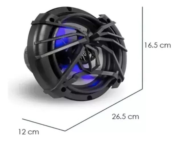kit Par De Bocinas 6x9 + Par De Bocinas 6.5 Led-Soundstream