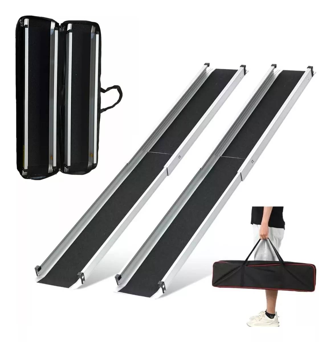Rampa Port&aacute;til, Para Silla De Ruedas, Extensible