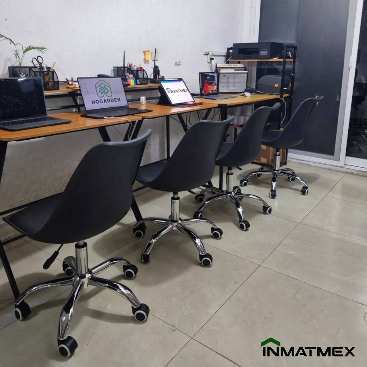 Set 2 Sillas Acolchonadas Ergonómica Eames Inmatmex