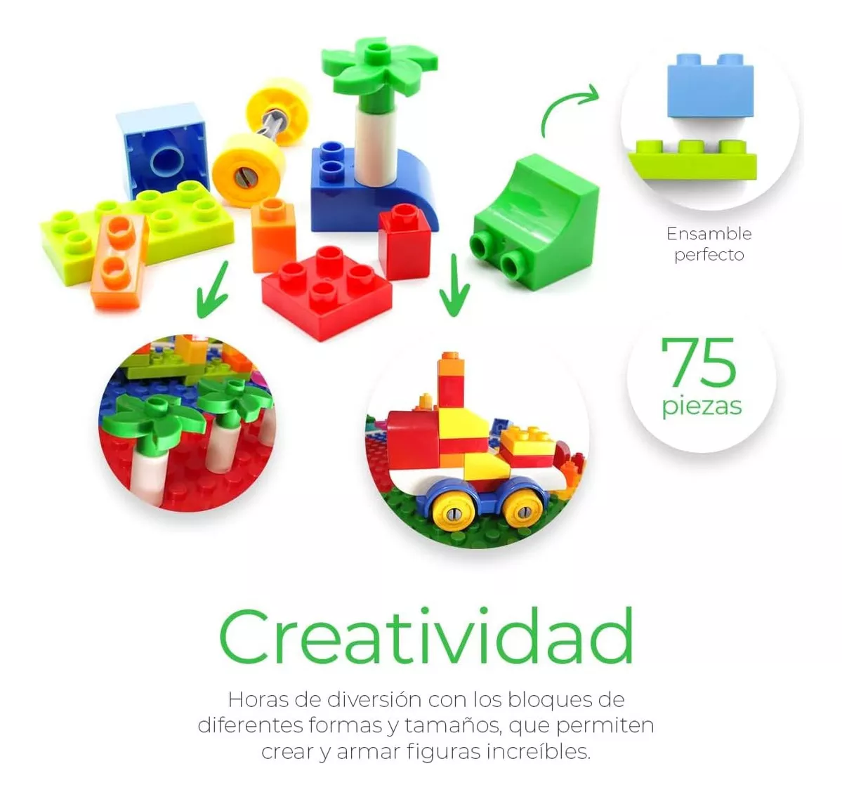 Mesa Didactica Con Juego De Bloques Para Niños Incluye Silla