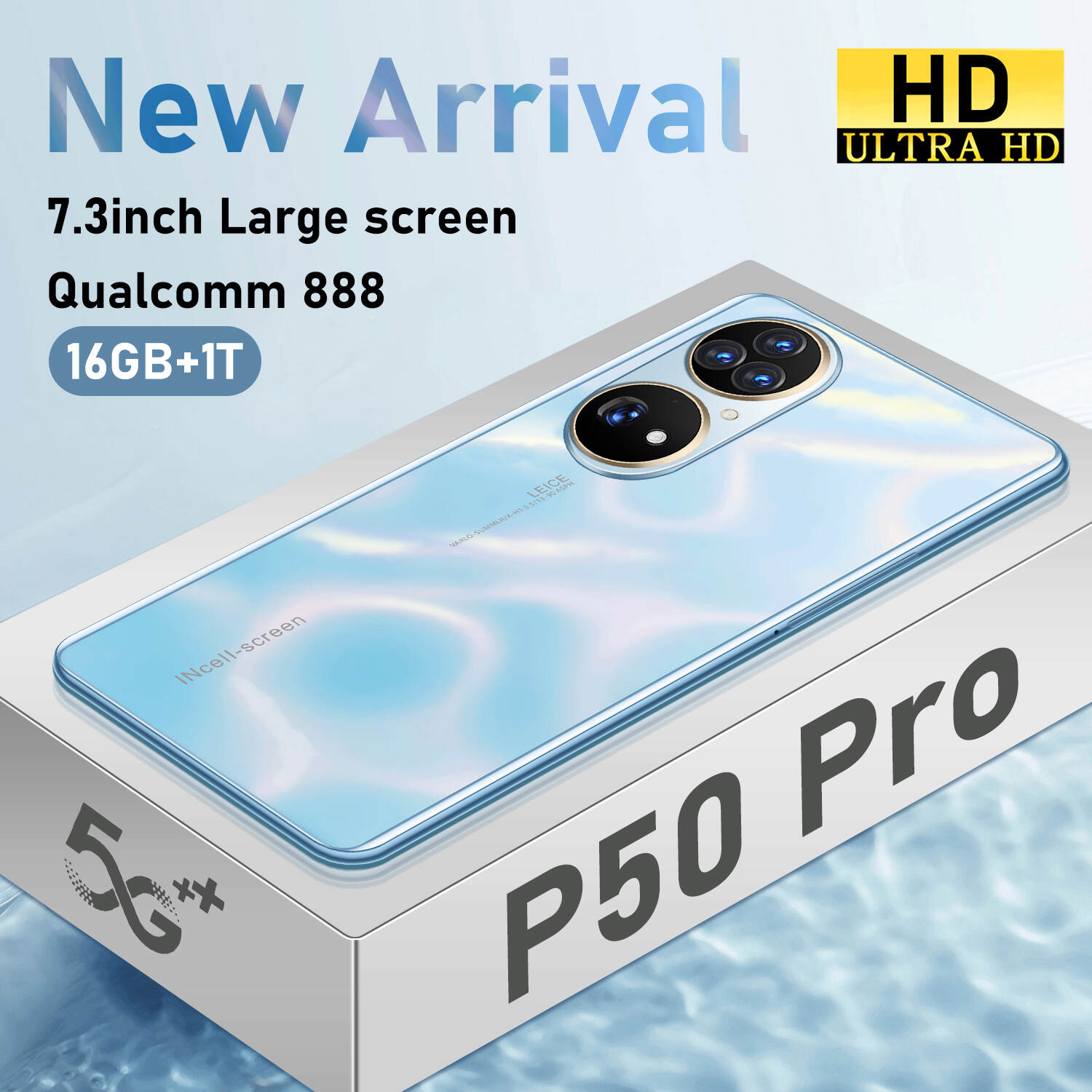 P50 Pro 5G Android 10.0 smartphone 16G+1TB Teléfono 7.3 Pulgadas P50 Pro Teléfono