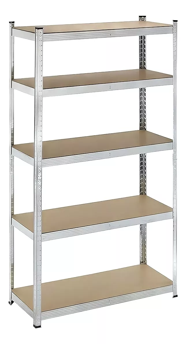 Mueble Organizador Estante Anaquel 5 Niveles Metal 180x40x90 Adir 12109